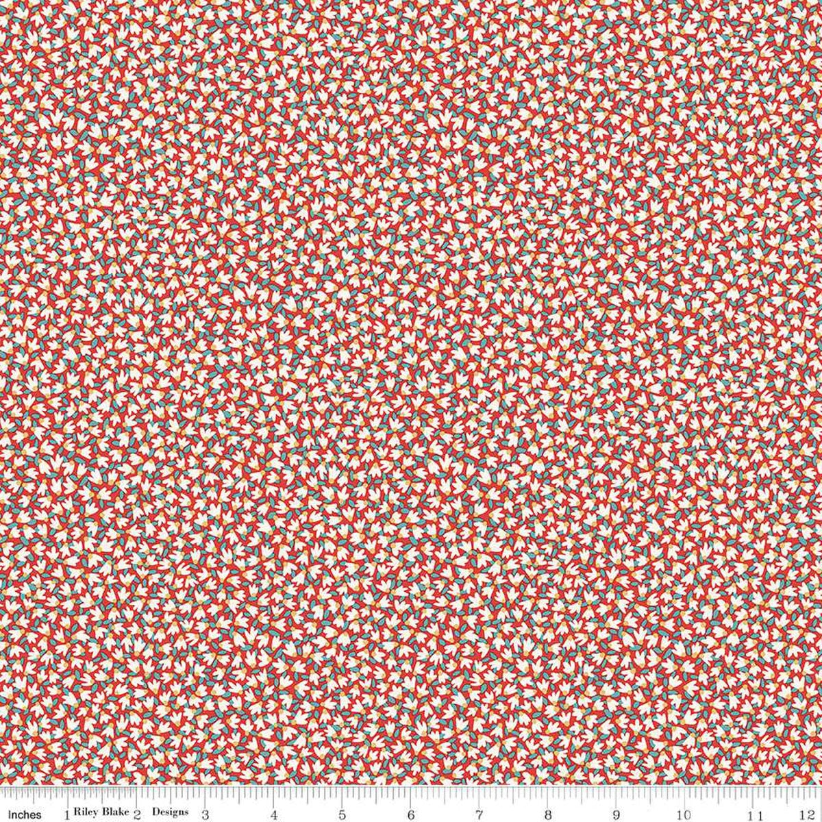 Tudor Tumble in Red from the Tudor Celebration Collection - Riley Blake Designs