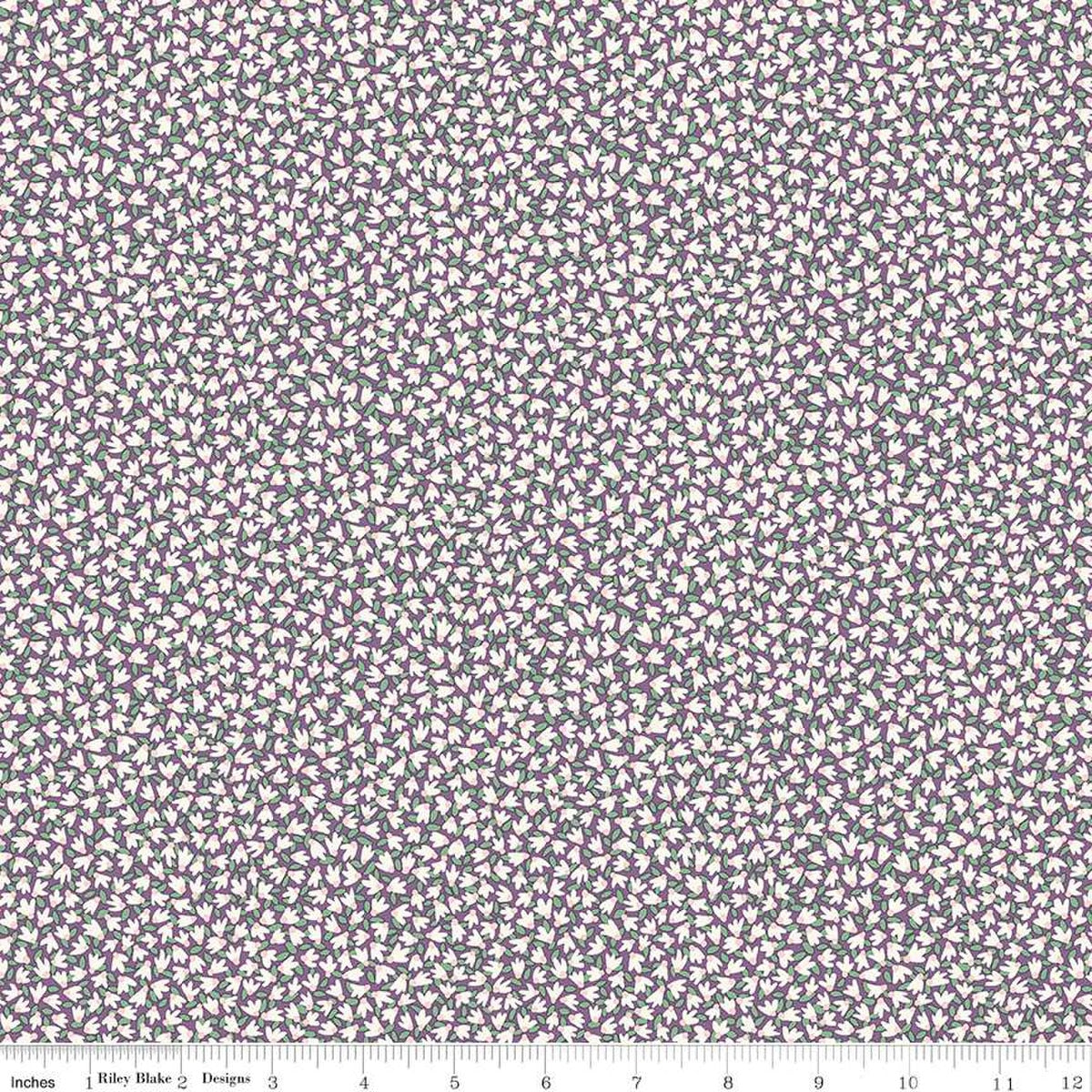 Tudor Tumble in Purple from the Tudor Celebration Collection - Riley Blake Designs