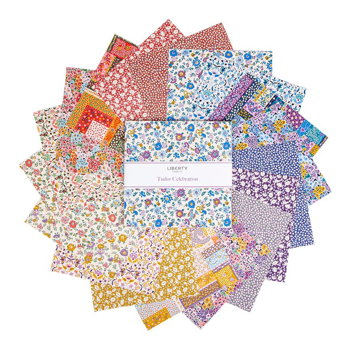 10"x10" Pack from the Tudor Celebration Collection by Liberty Fabrics for Riley Blake Designs - 42 Pieces