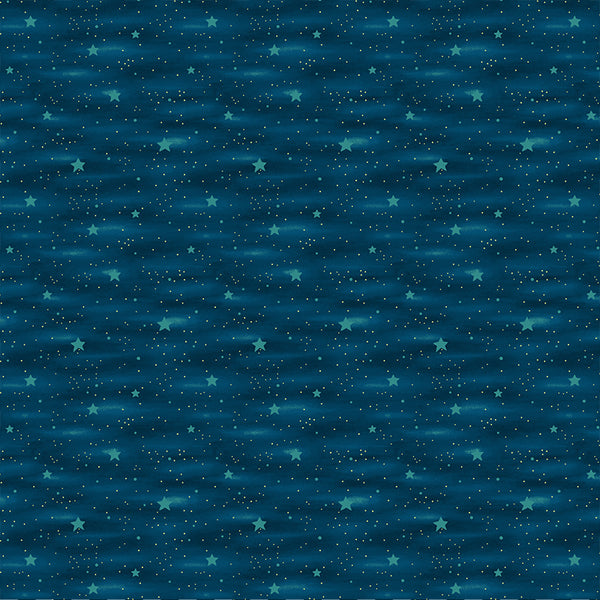 Sky from the Forest Fables Collection - Paintbrush Fabrics