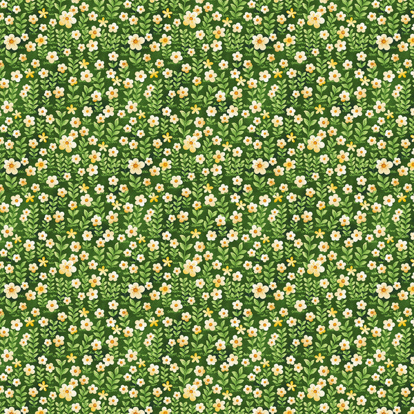 Field of Flowers from the Forest Fables Collection - Paintbrush Fabrics