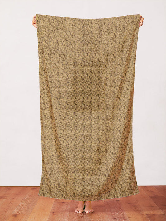 Log Circles in Brown from the Forest Fables Collection - Paintbrush Fabrics