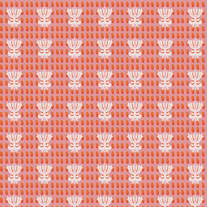 Decorative in Pink from the Year of the Snake Collection - Paintbrush Fabrics