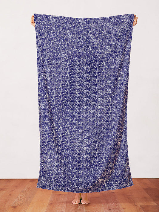 Branches in Dark Blue from the Chinoiserie Collection - Paintbrush Fabrics