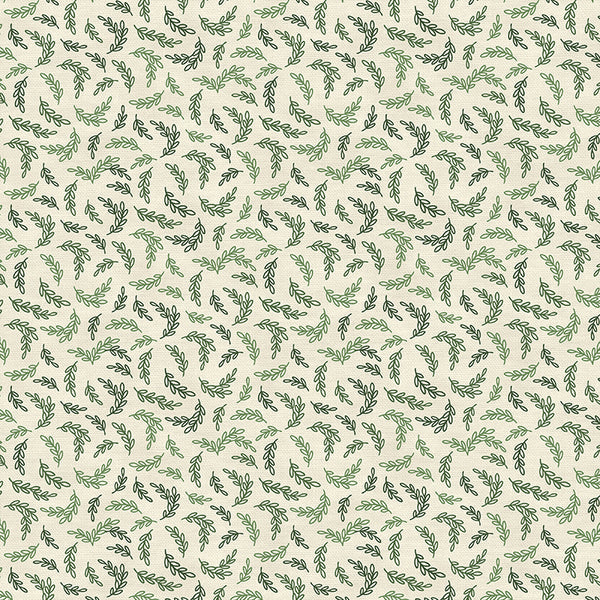 Branches in Green from the Leo XIV Collection - Paintbrush Fabric