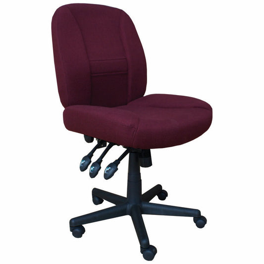 Burgundy 6-Way Deluxe Adjustable Chair from Horn of America