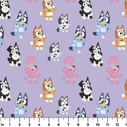 Bluey & Friends Playdate Party from Springs Creative by the Yard  - 100% Cotton