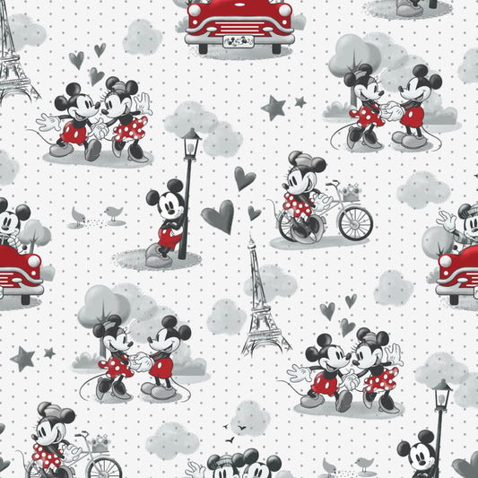 Vintage Mickey & Minnie from Springs Creative by the Yard  - 100% Cotton