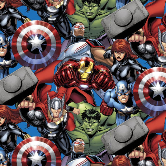 Marvel Avengers Packed from Springs Creative by the Yard  - 100% Cotton -