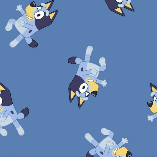 FLEECE - Tossed Bluey From Springs Creative by the Yard