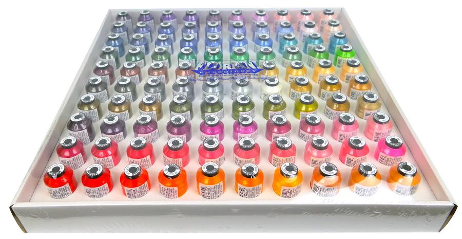 Floriani 6 Thread Set - 40 Weight Polyester - 60 Spools