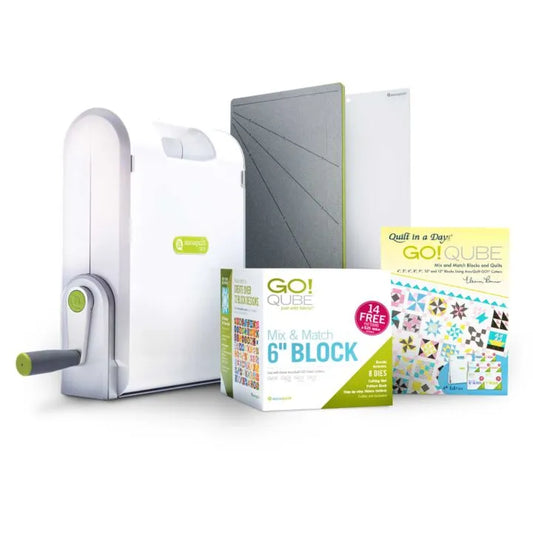Ready. Set. GO! Ultimate Fabric Cutting System - 6" GO! Qube Block