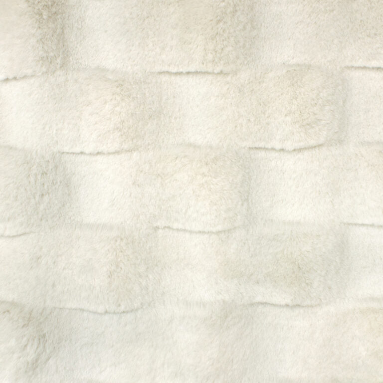 Minky -Lux Snuggle Roam OFF WHITE From EZ Fabric