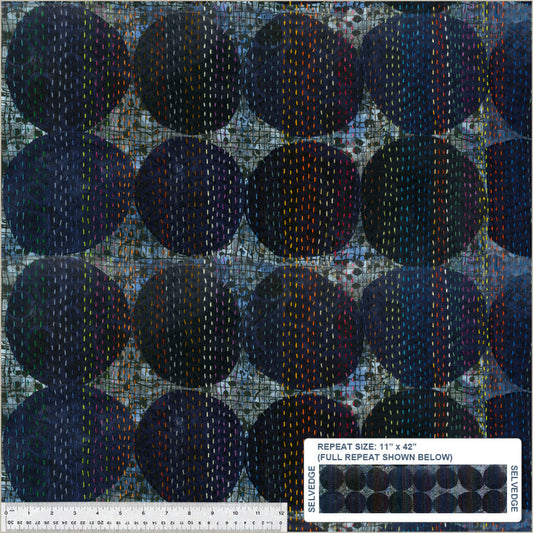 Circle: Blue from the Marcia Derse Essentials Collection - Windham Fabrics - 100% Cotton