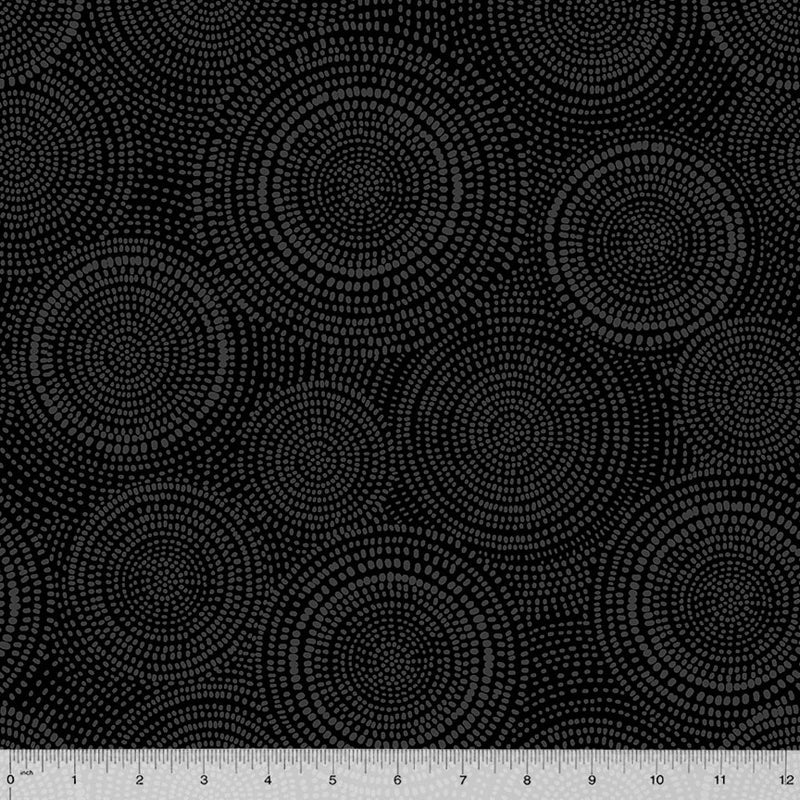 108" Wideback Cotton - Radiance BLACK from Windham Fabrics by Whistler Studios - 100% Quilt Shop Quality Cotton