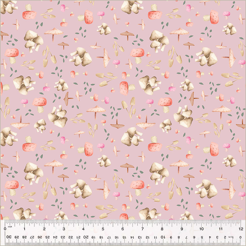 Petal Pixies-Mushroom Garden in Lilac from Windham Fabrics