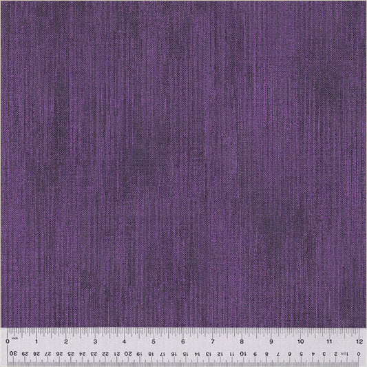 Aubergine from the Terrain 2.0 Collection by Whistler Studios - Windham Fabrics - 100% Cotton