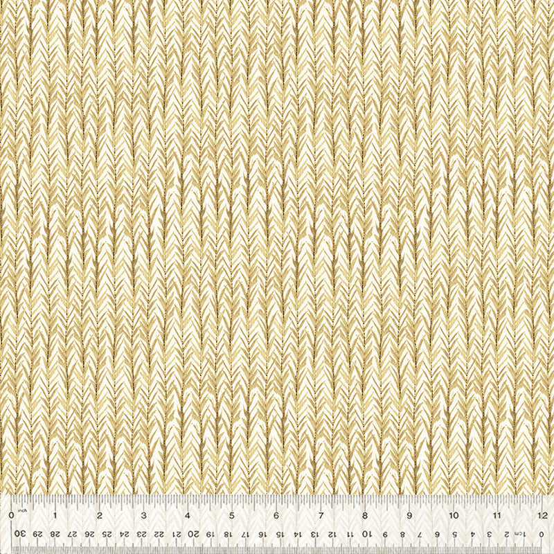 Climbing Vine in Ivory from the King of the Jungle Collection by Whistler Studios - Windham Fabrics