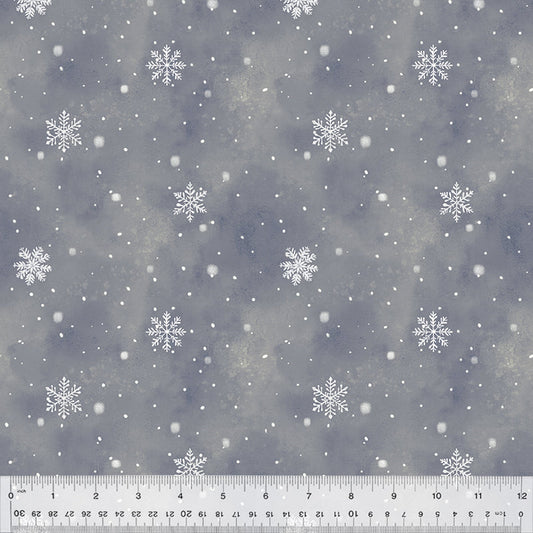 Flurries in Night from the Winter Whisper Collection by Whistler Studios - Windham Fabrics
