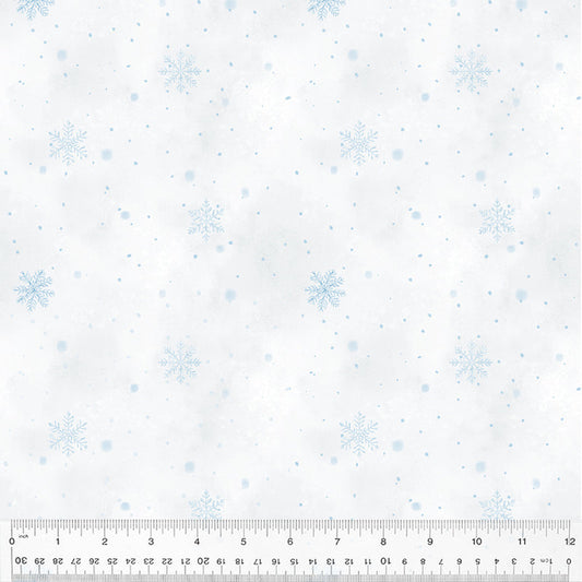 Flurries in Ice from the Winter Whisper Collection by Whistler Studios - Windham Fabrics