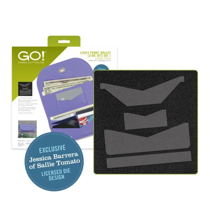 GO! Lucky Penny Wallet (2-Die Set) by Sallie Tomato from AccuQuilt