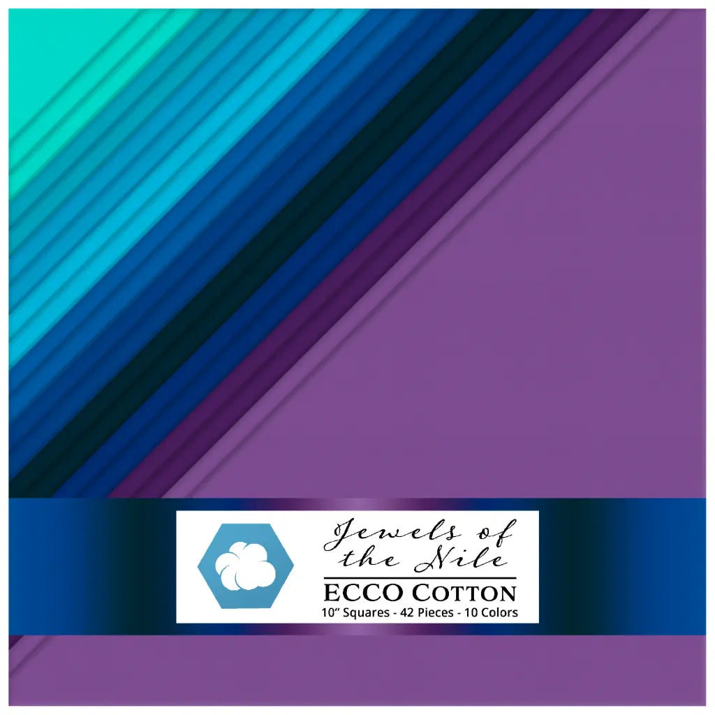 Layer Cake - Jewels of the Nile Stack Pack - 42 pieces of 10"x10" Squares