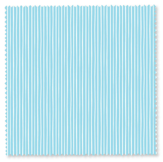 Blue & White Stripes from Felicity Fabrics - 100% Cotton