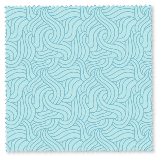 Light Blue Strands from Felicity Fabrics - 100% Cotton