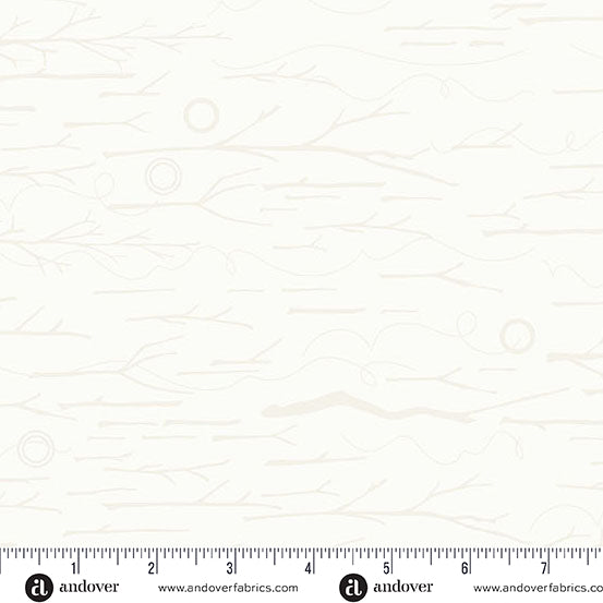 Sticks & Twine in Chalk from the Sun Print Whisper Collection by Allison Glass - Andover Fabric