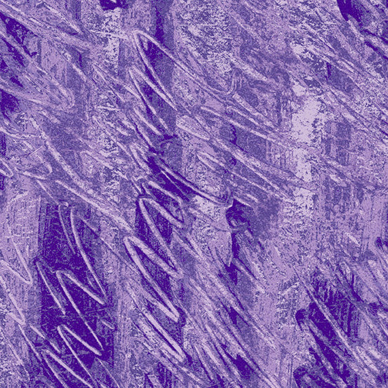 Purple Scribbles Fingerpainting from The Very Hungry Caterpillar Collection by Eric Carle from Andover Fabrics