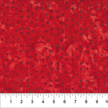 Batik Fabric – Stars in Red from the Celebrating 250 Years Collection by Scott Flanagan From Banyan Batiks