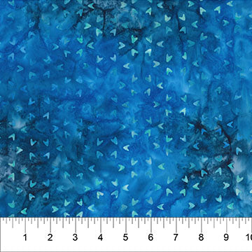 Batik Fabric – Stars in Blue from the Celebrating 250 Years Collection by Scott Flanagan From Banyan Batiks