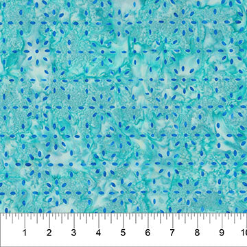 Batik Fabric – Small Bursts in Blue from the Celebrating 250 Years Collection by Scott Flanagan From Banyan Batiks