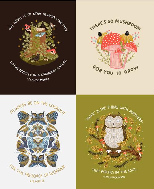 Night Owl 36"x44" Panel from the Night Owl Collection - Moda Fabrics - 100% Cotton