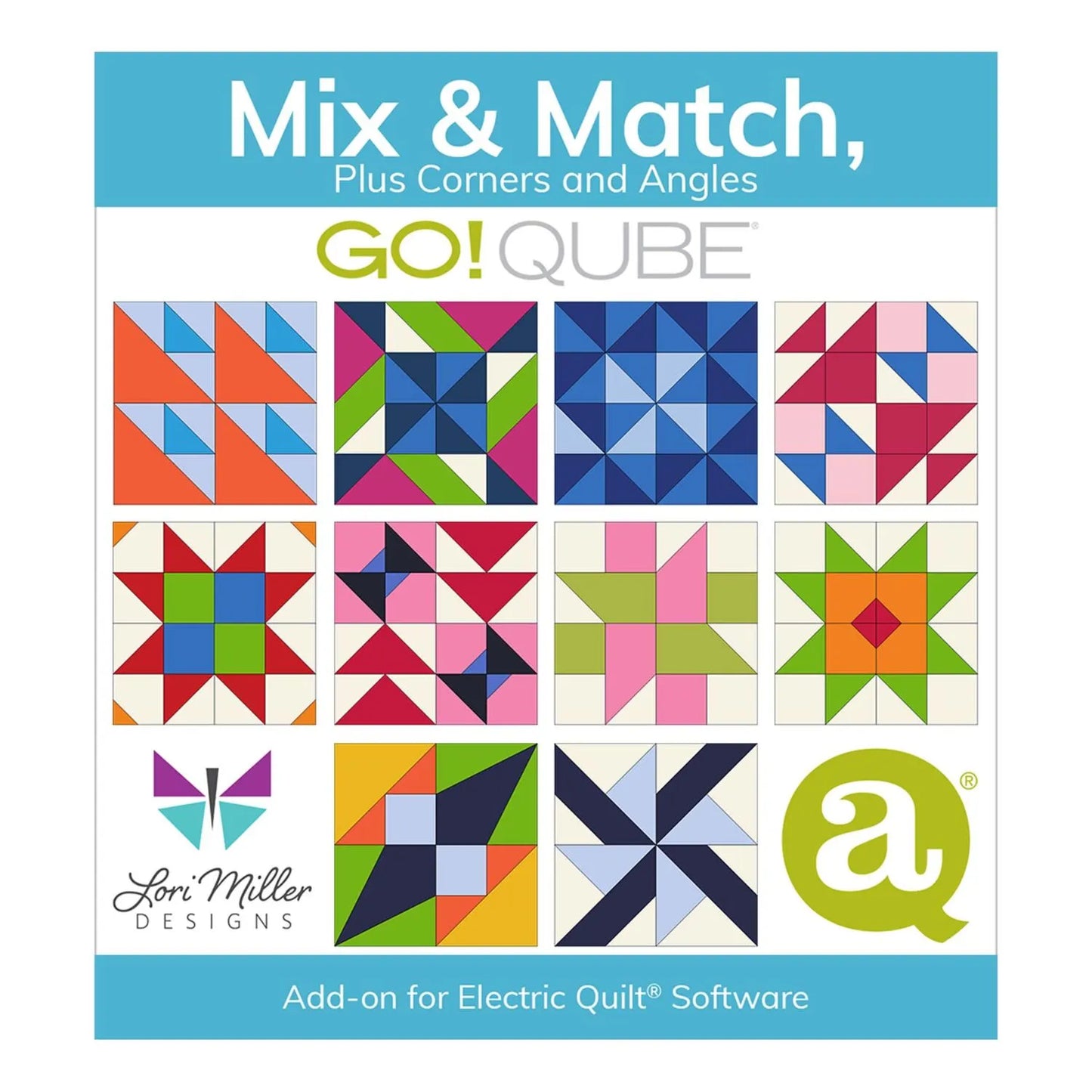Electric Quilt Add-On for GO! Qube Mix & Match, Corners and Angles
