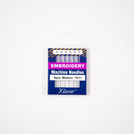 Klasse Embroidery 75/11 Needles - 6 Pack