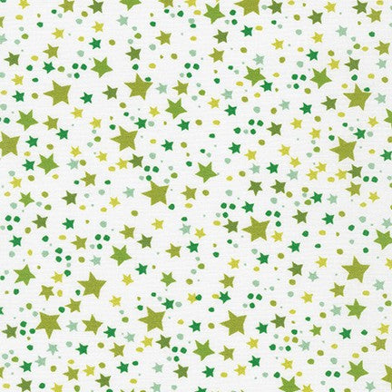 Dr. Seuss Stars in Lime Green from the How the Grinch Stole Christmas Collection by Dr. Seuss Enterprises - Robert Kaufman