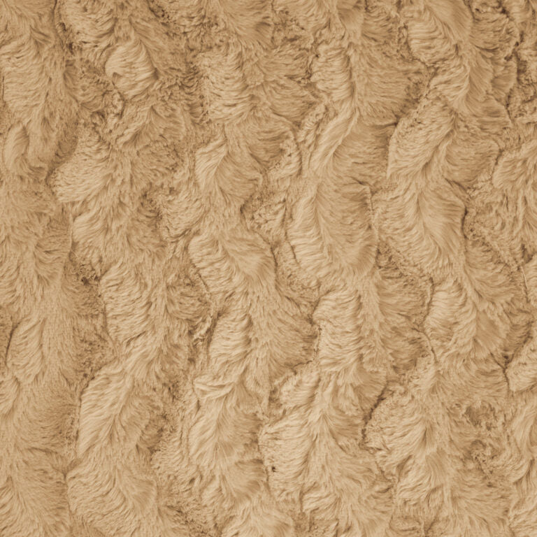 Minky -Lux Snuggle Bella CAMEL From EZ Fabrics