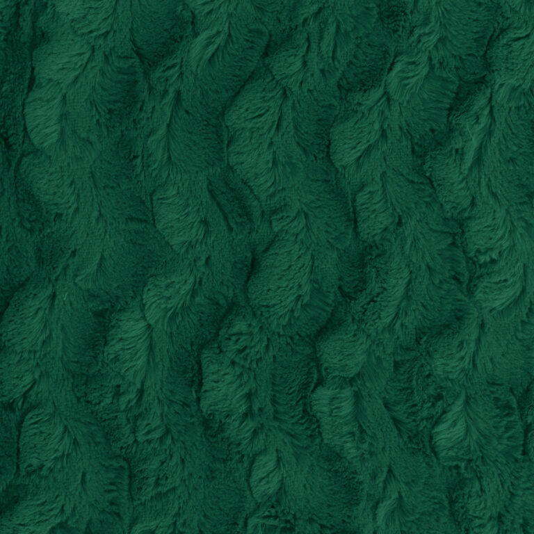 Minky -Lux Snuggle Bella EMERALD From EZ Fabrics