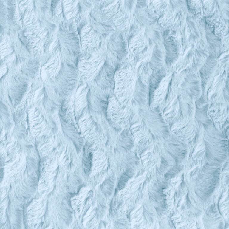 Minky -Lux Snuggle Bella LIGHT BLUE From EZ Fabric