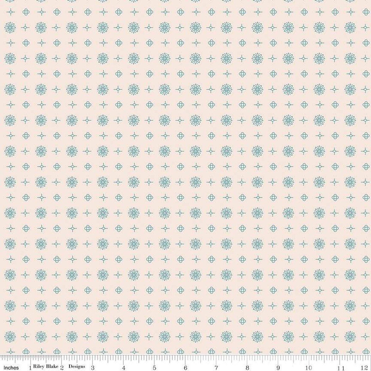 Lincoln in Latte from the Americana Collection by Lori Holt for Riley Blake Designs