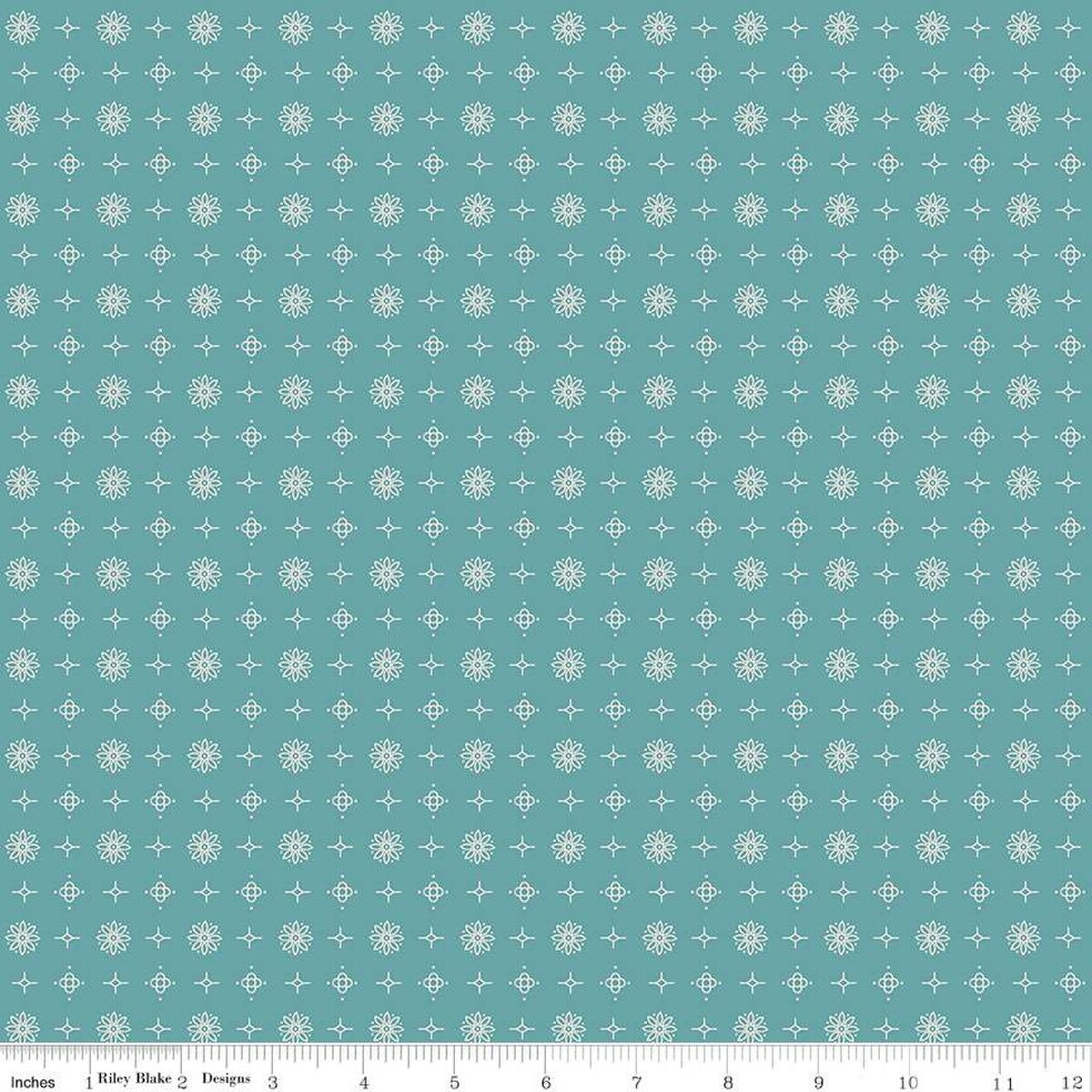 Lincoln in Raindrop from the Americana Collection by Lori Holt for Riley Blake Designs