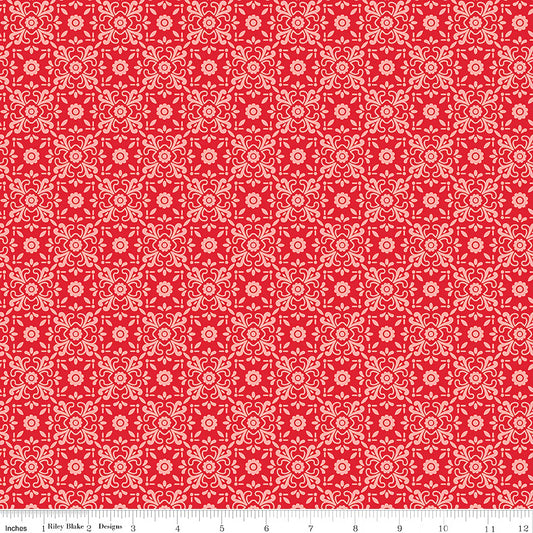 Justice in Riley Red from the Americana Collection by Lori Holt for Riley Blake Designs