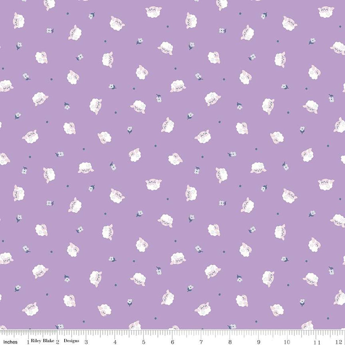 Flock in Orchid from the Twinkle Little Star Collection - Riley Blake Designs