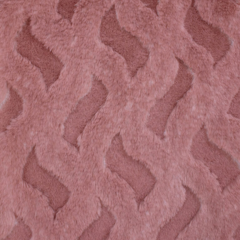 Minky -DISCONTINUED- Lux Snuggle Cora Whispy ADOBE BLUSH From EZ Fabric