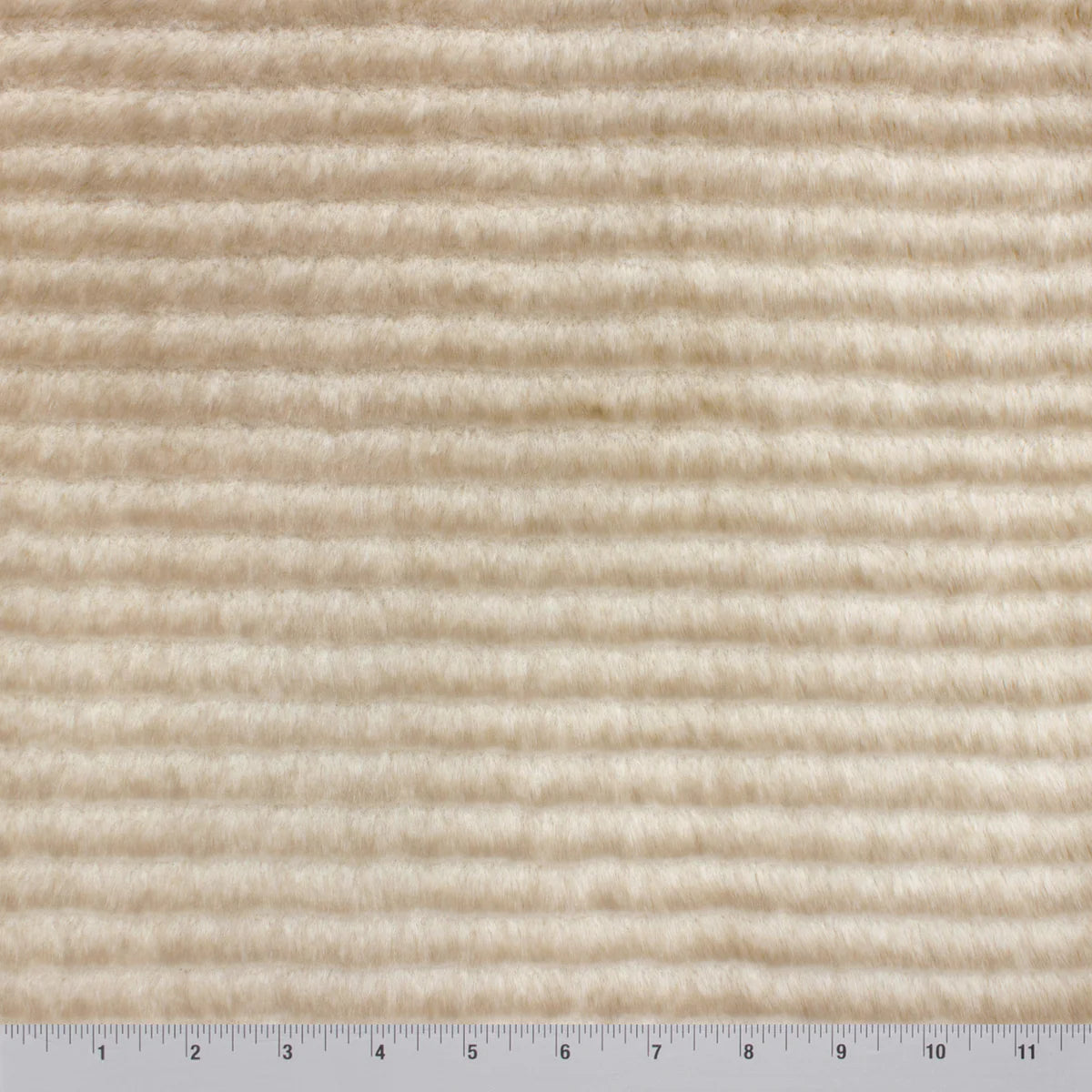 Minky -Lux Snuggle Dakota BEIGE/WHITE From EZ Fabric