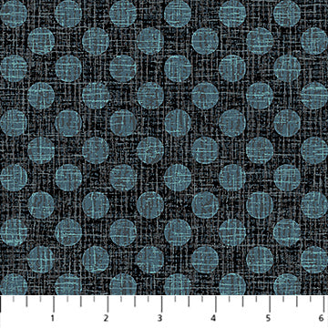 Flannel - Urban Oasis Circles in Teal from Northcott Fabrics
