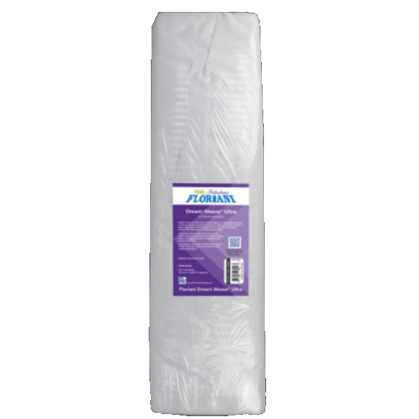 Floriani Dream Weave (Fusible) White 30" x 25 yds