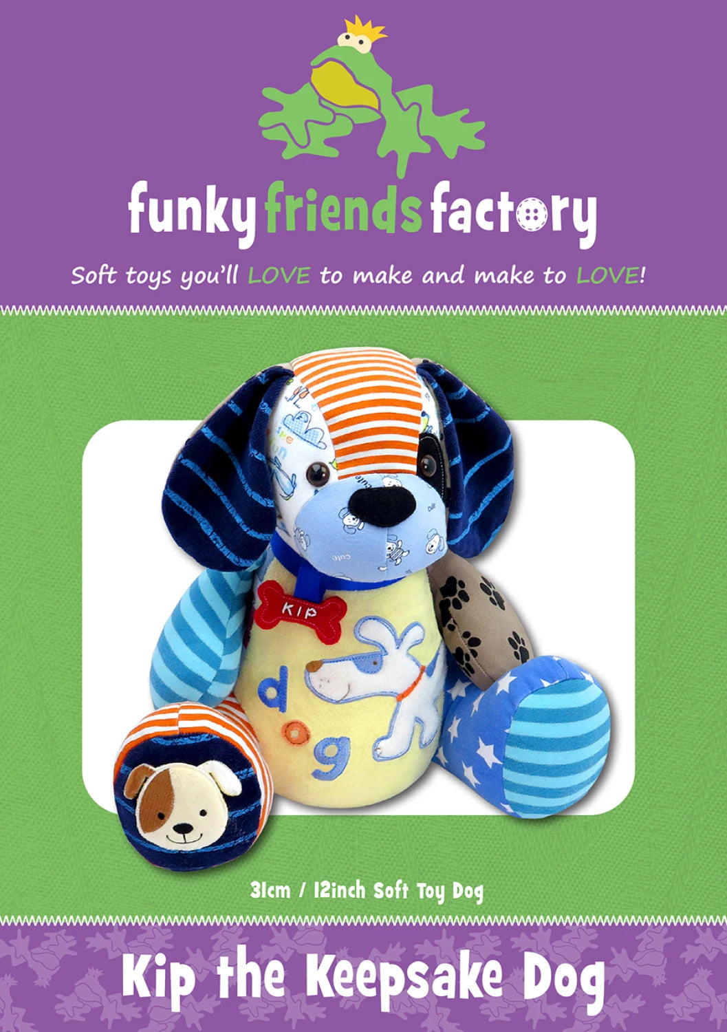 Funky Friends Pattern - Kip The Keepsake Dog Pattern
