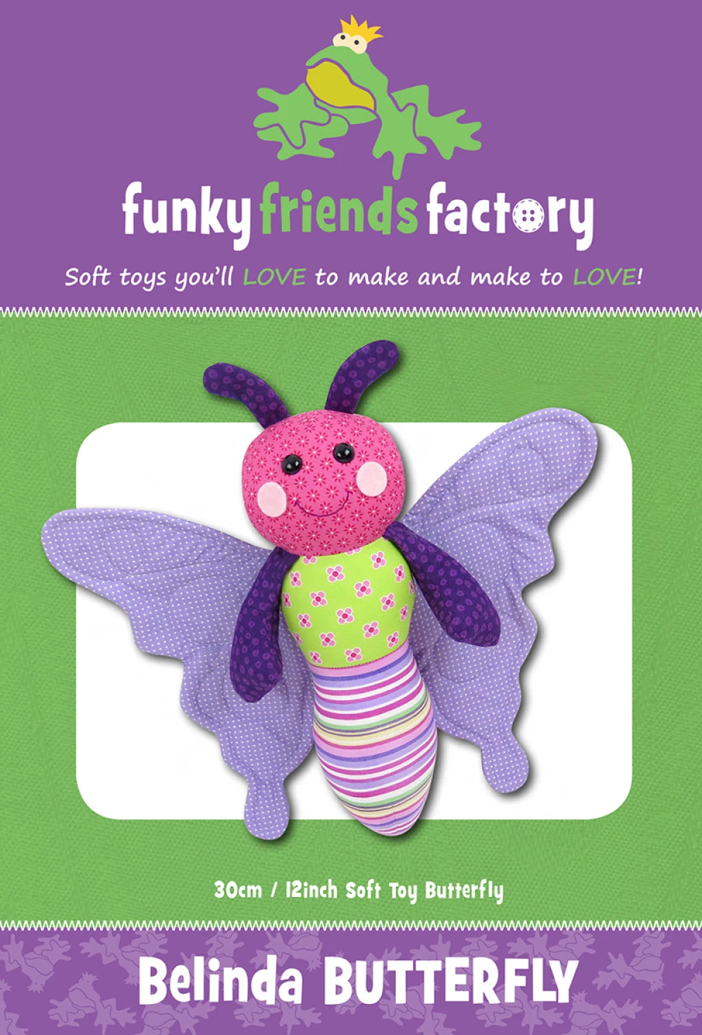Funky Friends Pattern - Belinda Butterfly